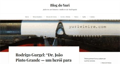 Desktop Screenshot of blogdo.yurivieira.com